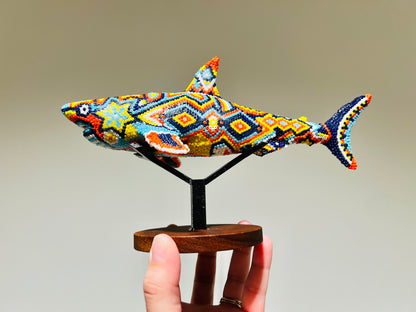 Custom Shark Beaded Sculpture